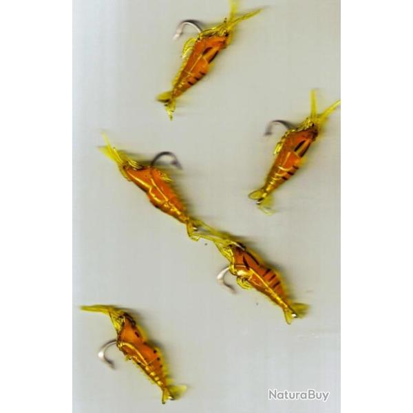 CREVETTE arm�e - plastique souple - par 5 pi�ces