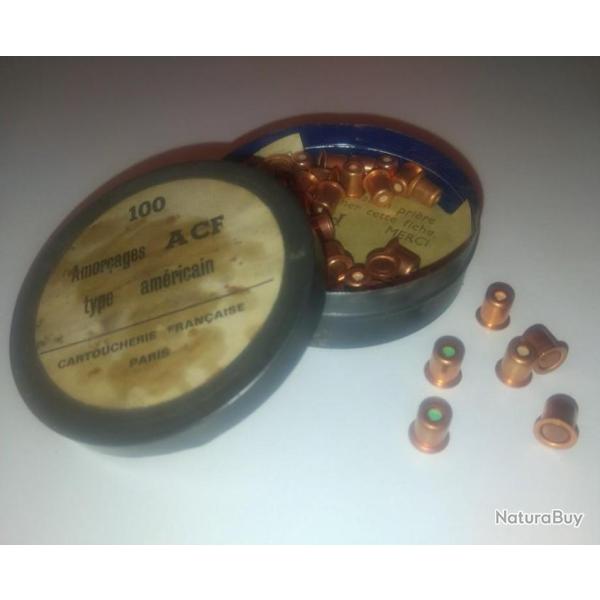 Amorces de chasse : 45 x type am�ricaine / 209.