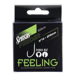 Hamecons Montes Sensas 3180 Bz Sensas T14 / 0.16Mm