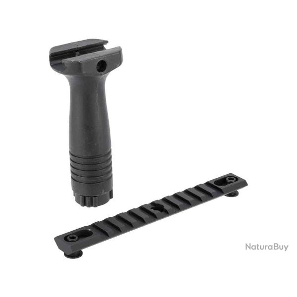 POIGNEE DRA7 AVEC RAIL M4A1 NOIR