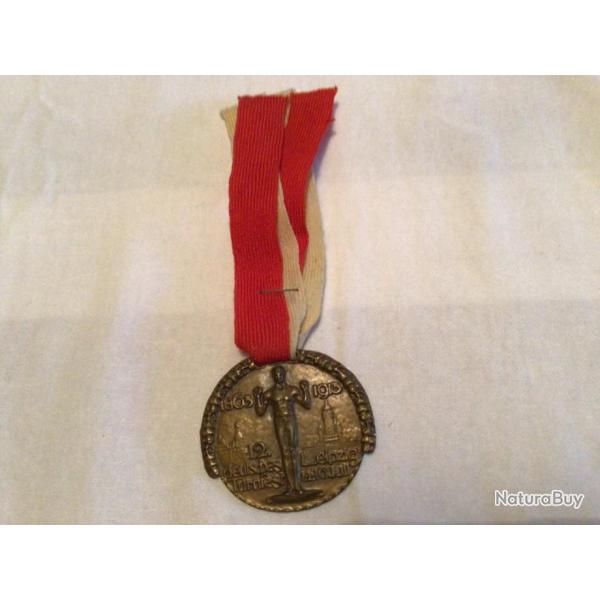 ANTIQUIT� 1863-1913 m�daille en bronze