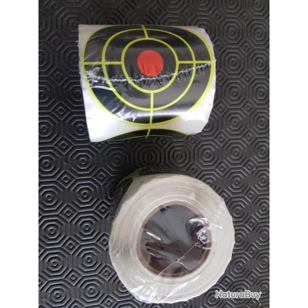 Lot cibles autocollantes reflechissantes x 200