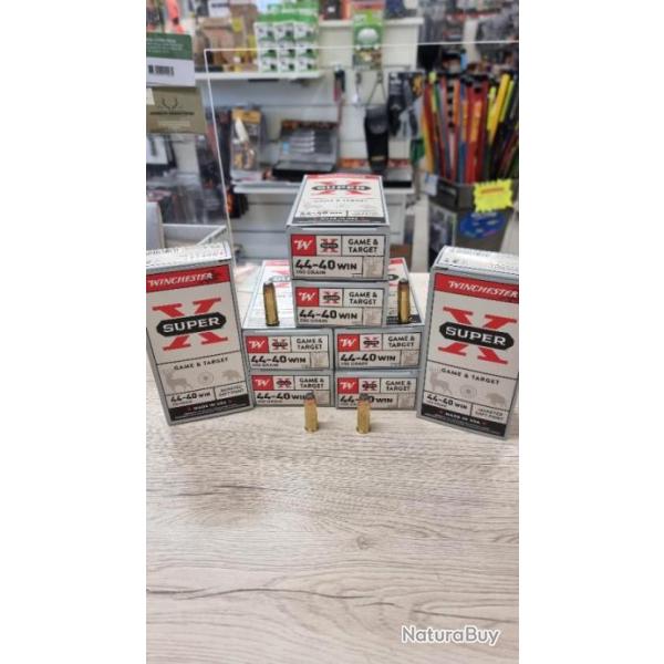 3 boites de 50 balles Winchester 44-40 game target  200gr