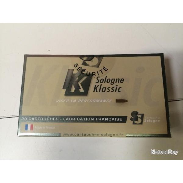 CARTOUCHES SOLOGNE CAL. 308 WIN SUBSONIQUE 168 GRAINS