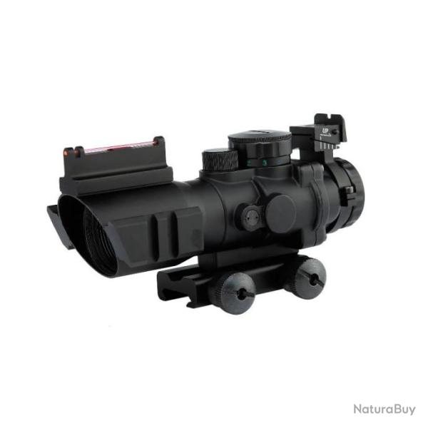 Red Dot ACOG 4x32 pour rail picatinny avec vis�e fibre optique sup�rieure