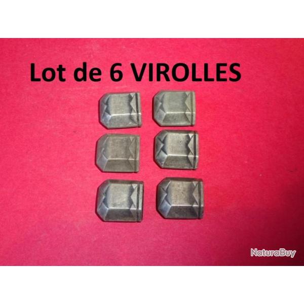 lot de 6 virolles de couteaux de table - VENDU PAR JEPERCUTE (D24B39)