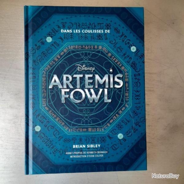 Artemis Fowl. Dans les coulisses d'Artemis Fowl. Disney. Livre neuf