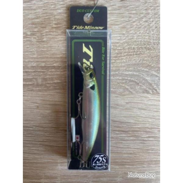 Leurre dur duo custom tide minnow 75S 9 gr