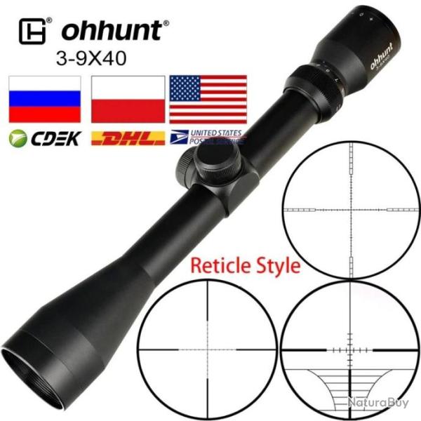 Ohhunt Lunette De Vis�e 3-9x40 - LIVRAISON GRATUITE !!!