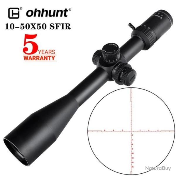 Ohhunt Lunette De Vis�e 10-50x50 SFIR Paiement en 3 ou 4 fois - LIVRAISON GRATUITE !!!