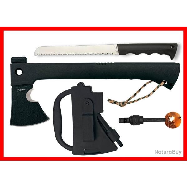 HACHE TACTIQUE ALBAINOX. SILEX ET SCIE