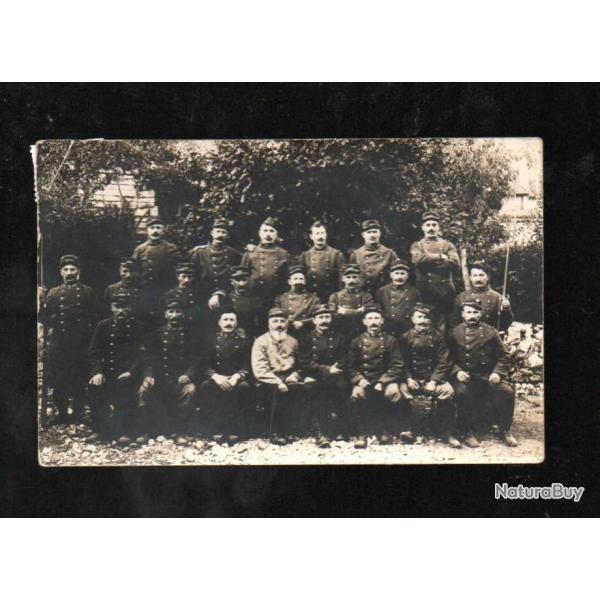 groupe de soldats du 141e territorial   genre carte photo