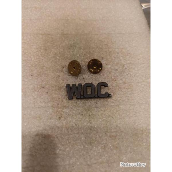 Collars officier armee us WOC WARRANT OFFICER CANDIDATE ORIGINAL