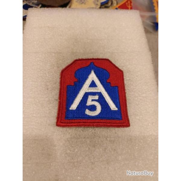 Patch arme us 5th ARMY ww2 original 1