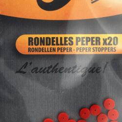 Rondelles Silicone Peper Stop X20 Plastilys