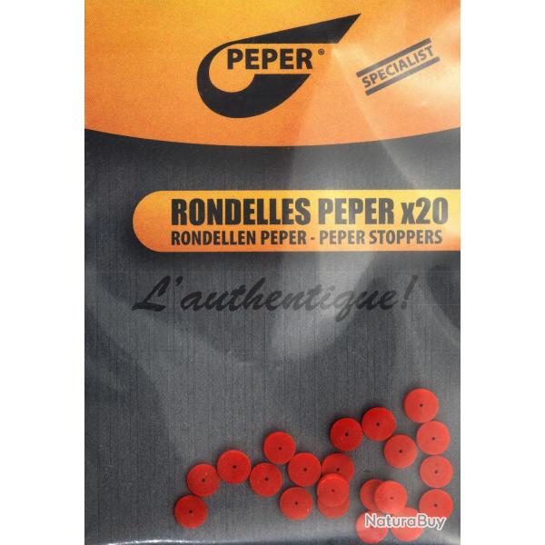 Rondelles Silicone Peper Stop X20 Plastilys