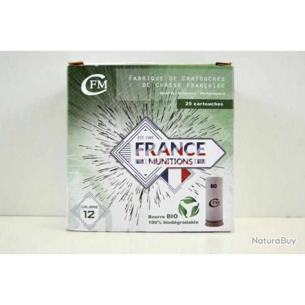Vente flash ! - Cartouches France Munitions BIO V470 34g plomb n�4 - Cal.12/70 x10 boites