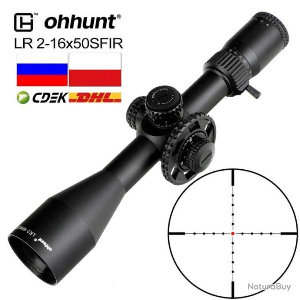 Ohhunt Lunette De Vis�e 2-16x50 SFIR Paiement en 3 ou 4 fois - LIVRAISON GRATUITE !!!