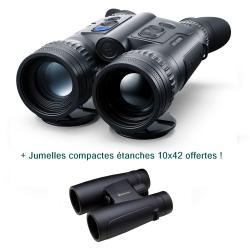 PULSAR MERGER DUO NXP50 - Jumelles thermiques / jour nuit avec t&eacute;l&eacute;m&egrave;tre + Jumelles 10x42 offertes !