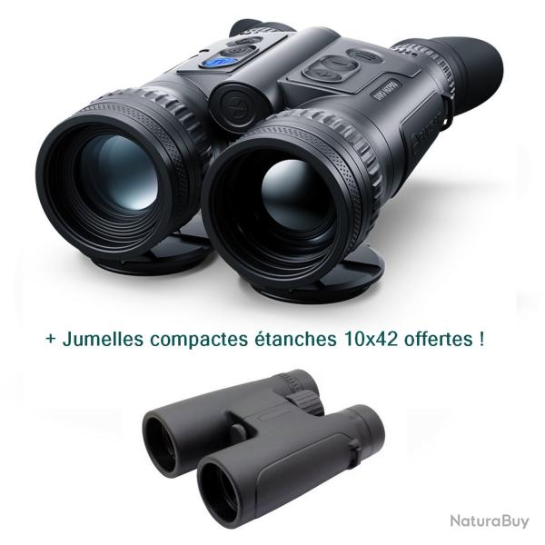 PULSAR MERGER DUO NXP50 - Jumelles thermiques / jour nuit avec t�l�m�tre + Jumelles 10x42 offertes !
