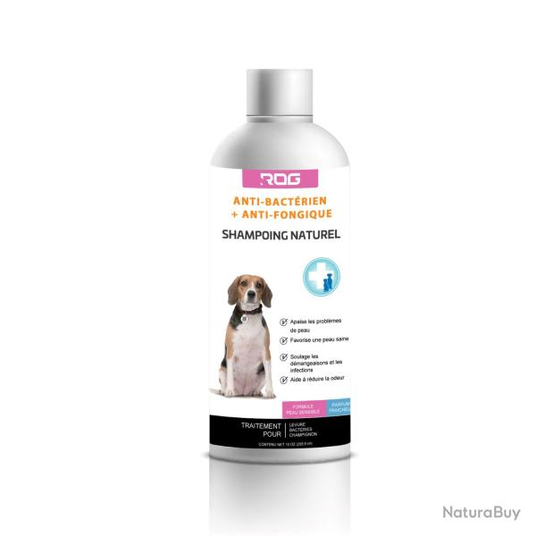 Shampoing Naturel pour Chien Anti-Bact�rien + Anti-Fongique