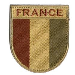 Ecusson/patch - France - Beige/TAN n&deg;1 - velcro - Livraison gratuite