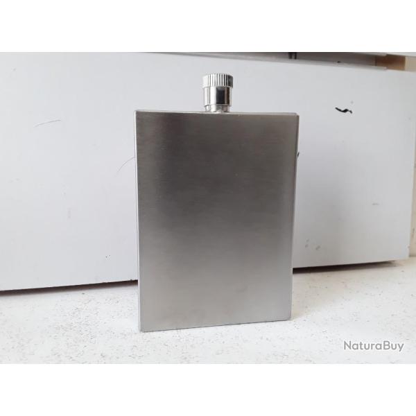 10315 FLASQUE PLATE 90ML GRISE NEUF