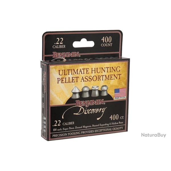 Assortiment Plomb 5.5 mm 14.3gr 400 pieces Crosman