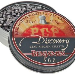 500 plombs Benjamin Discovery 5.5 mm 14.3gr
