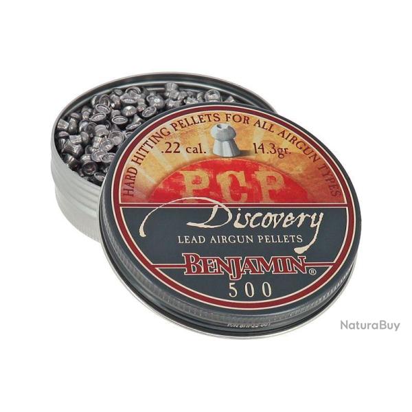 500 plombs Benjamin Discovery 5.5 mm 14.3gr