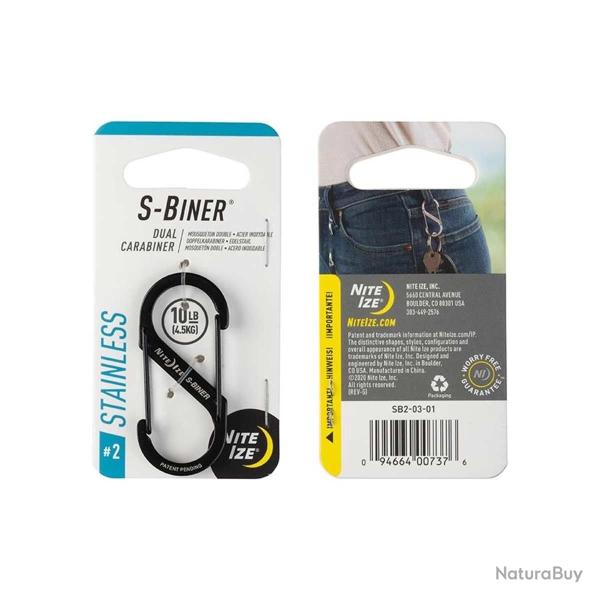 Nite Ize S-Biner Stainless Steel Dual Carabiner 5