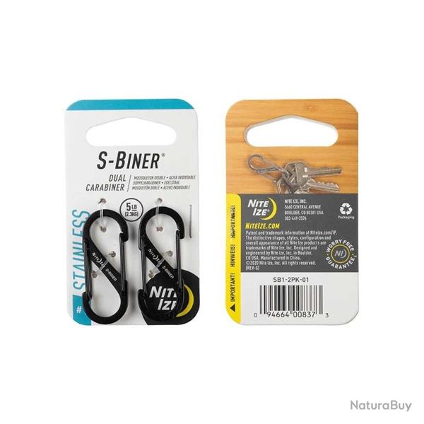 Nite Ize S-Biner Stainless Steel Dual Carabiner 1