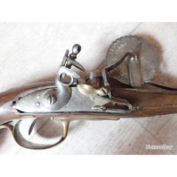 Pistolet �prouvette � silex sign� H. BLANC. Testeur poudre