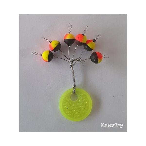 GUIDE FIL DELACOSTE SUR STOPPER 2024 PAR 6 Orange-jaune-noir Taille 2