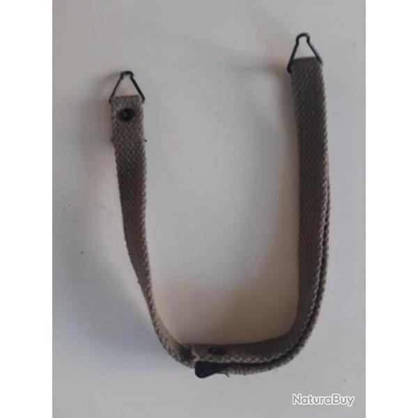 JUGULAIRE EN TOILE GRISE POUR CASQUE U.S.