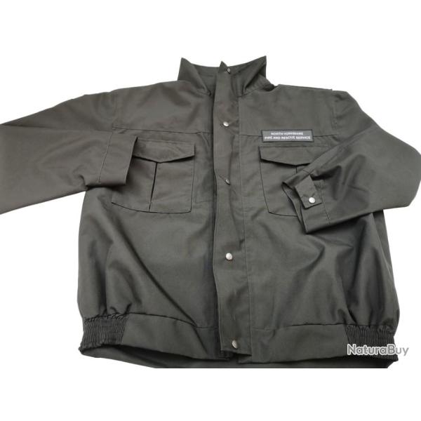 Veste noire  Sapeur Pompiers Anglais Taille XXL