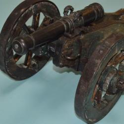 BELLE MAQUETTE DE CANON PRINCIER MODELE REDUIT &eacute;poque LOUIS XIV - FRANCE fin XVII&egrave; d&eacute;but XVIII&egrave; Regl