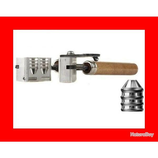 LEE PRECISION - MOULE A BALLES CONIQUE DOUBLE CAVITE - 50 #90488