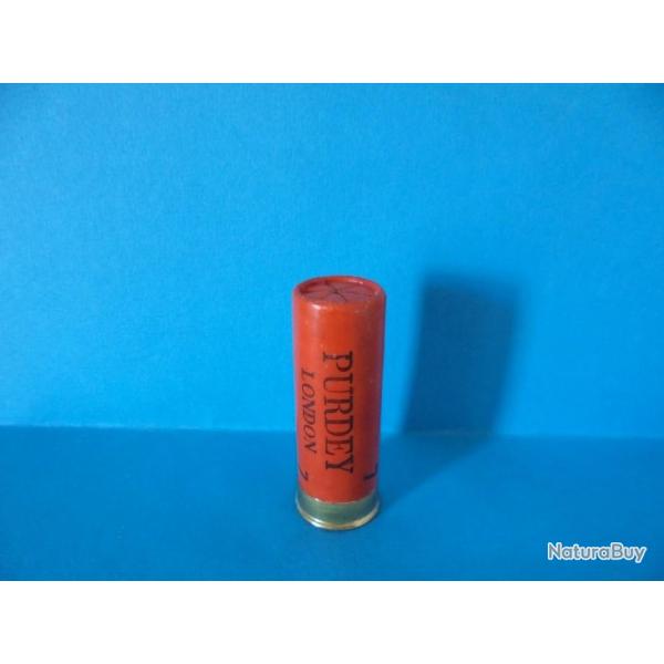 SUPERBE  CARTOUCHE PURDEY LONDON -   ANCIENNE  CAL.12