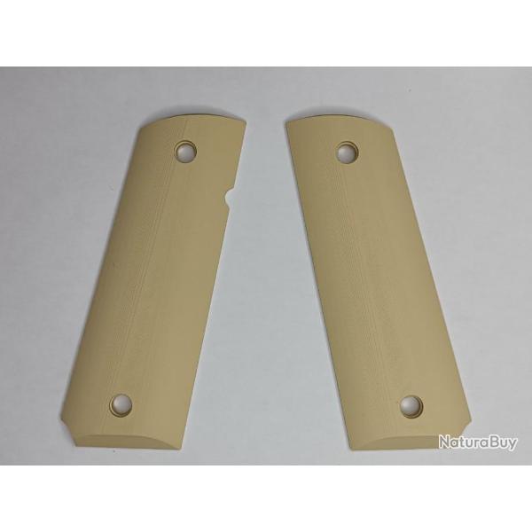 Paire de plaquettes 1911 Tan
