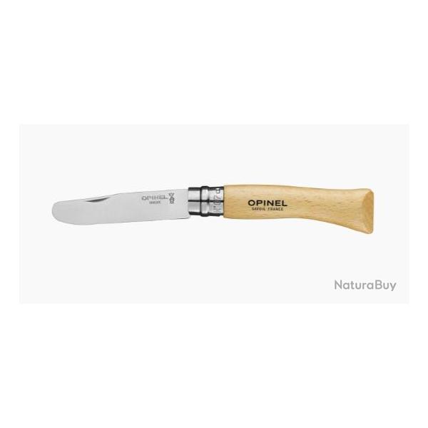 COUTEAU PLIANT OPINEL N�7 BOUT ROND Bois