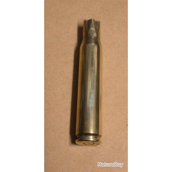 Rare Etui calibre 50 , 12,7 cartouche a blanc neutralis�e arm�e fran�aise