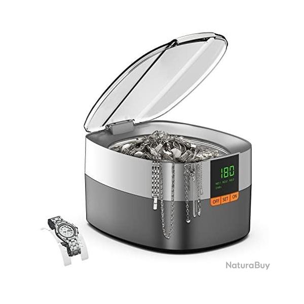 Nettoyeur  ultrasons 750 ml Nettoyant sonique avec minuterie numrique