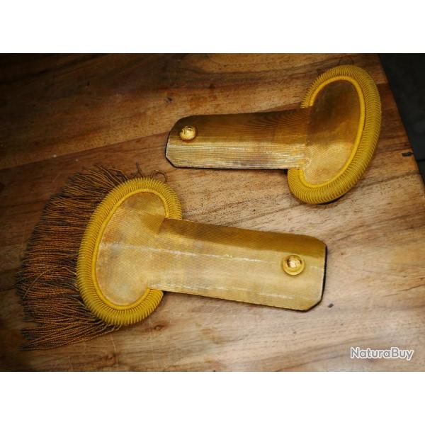 Paire d' �paulettes d' Officier du g�nie (mod�le de grande tenue)