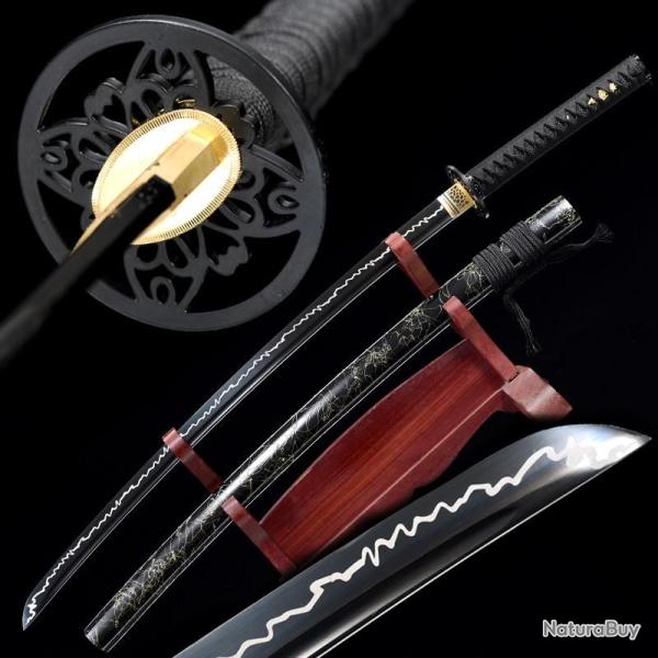 V�ritable Katana de coupe Maru 1060. Sabre japonais forg� � la main