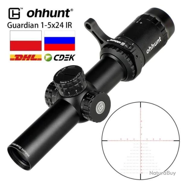 Ohhunt Lunette De Vis�e Guardian 1-5x24 IR Paiement en 3 ou 4 fois - LIVRAISON GRATUITE !!!
