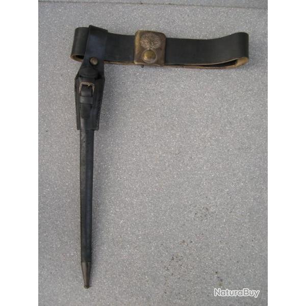 Ceinturon,Plateau et porte baionnette ,Garde Nationale Troupe.