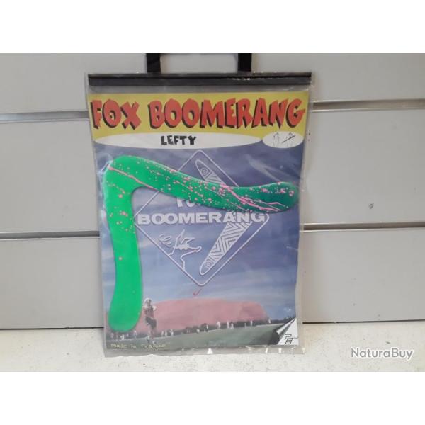 10335 BOOMERANG FOX BOOMERANG LEFTY(GAUCHER) VERT PLASTIQUE NEUF