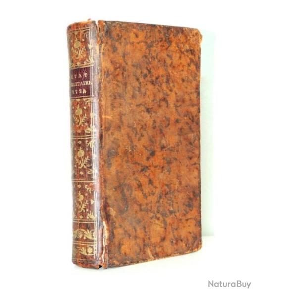 livre 1784 Militaria. M. de Roussel. �tat militaire de la France pour l'ann�e 1784