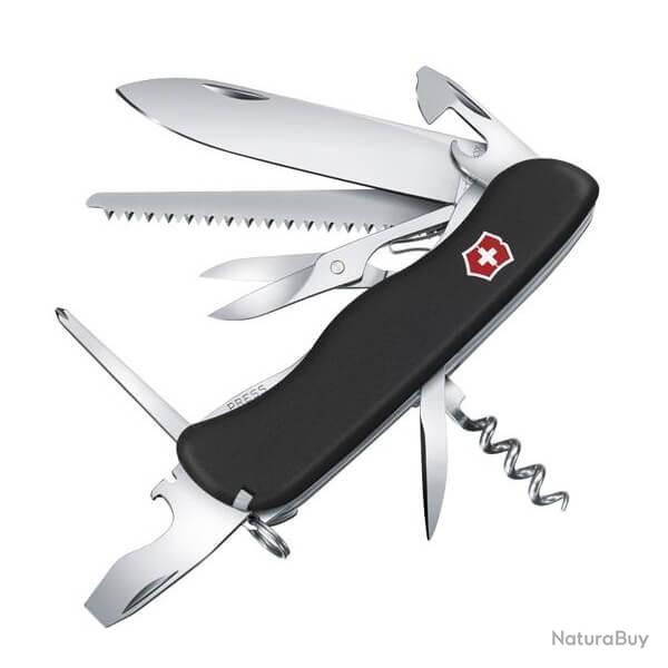 0.8513.3 Couteau suisse Victorinox Outrider noir avec ciseaux